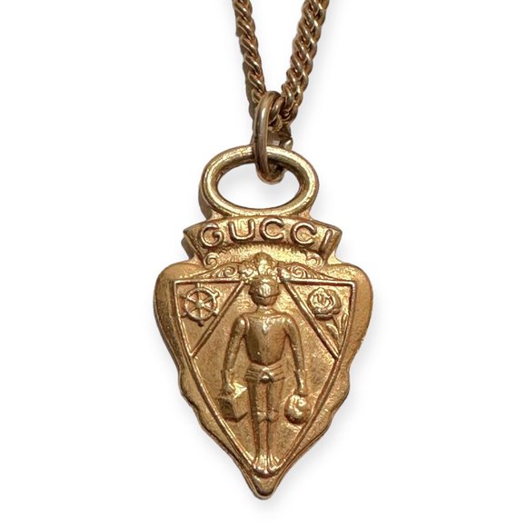 Vintage GUCCI Pendant Necklace - Picture 2 of 5